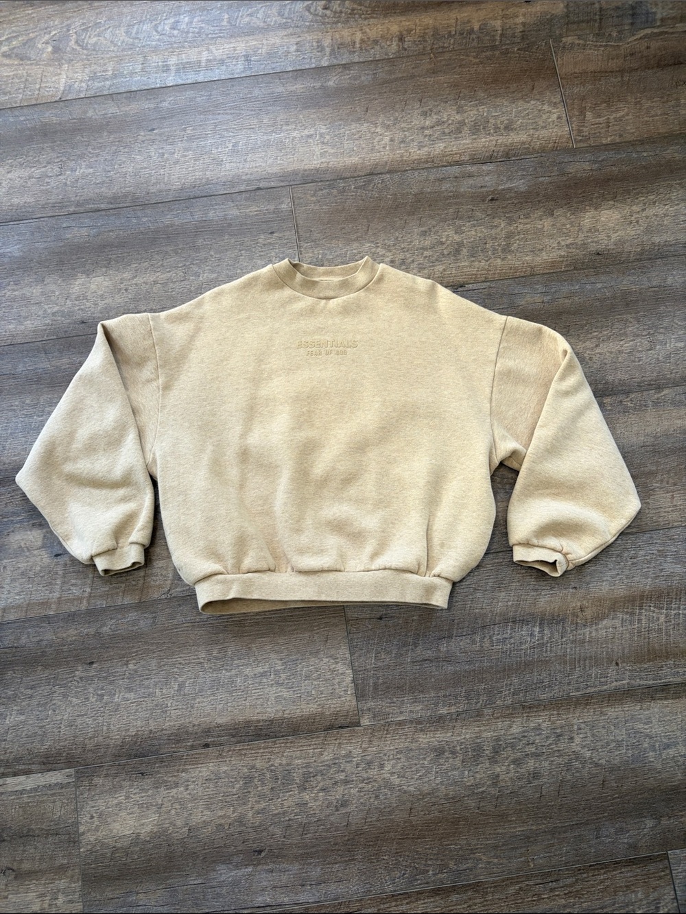 Fear of God Essentials Boys Cream Crewneck Sweatshirt